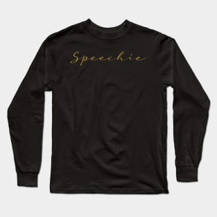 future speech pathologist Long Sleeve T-Shirt